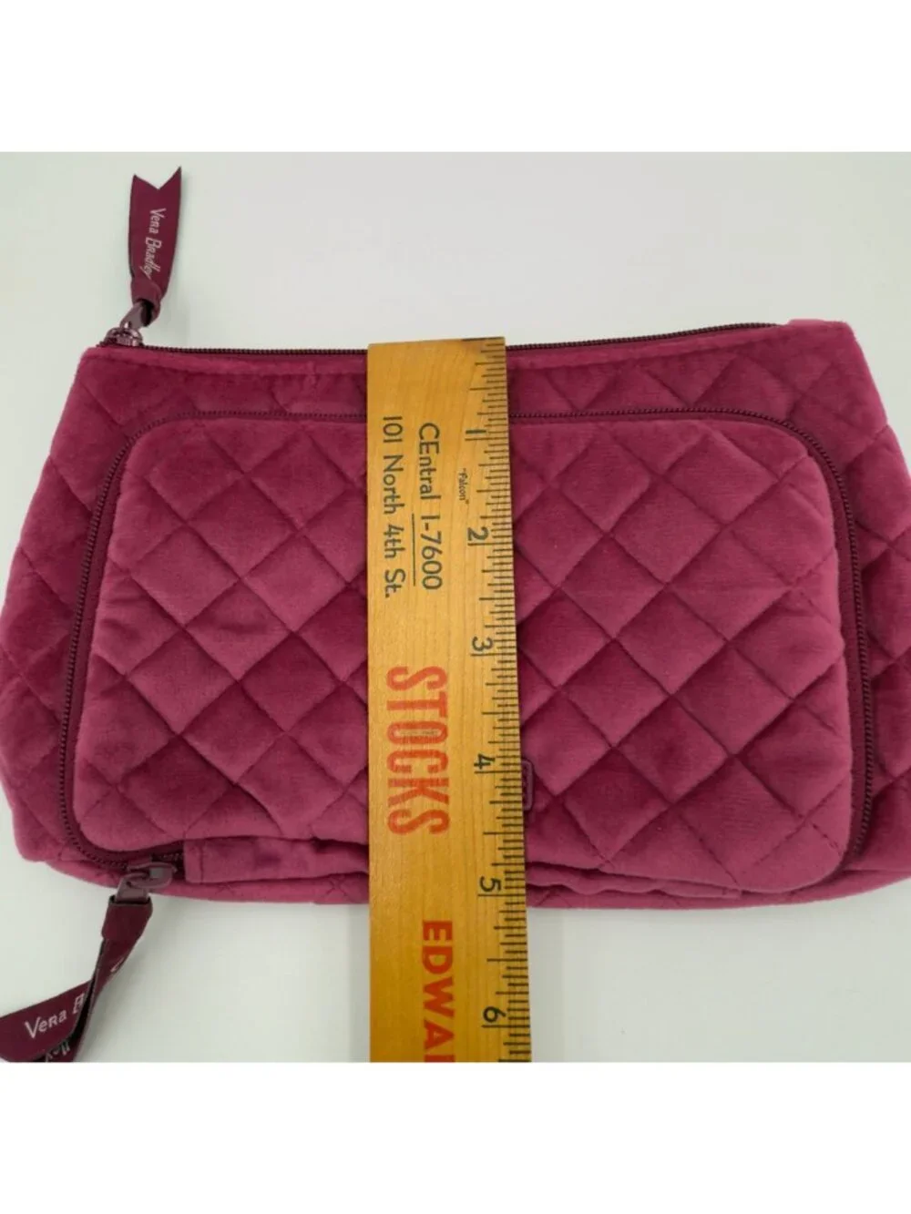 Vera Bradley Quilted Velvet Compact Organizer - Majestic Magenta 27120-U23